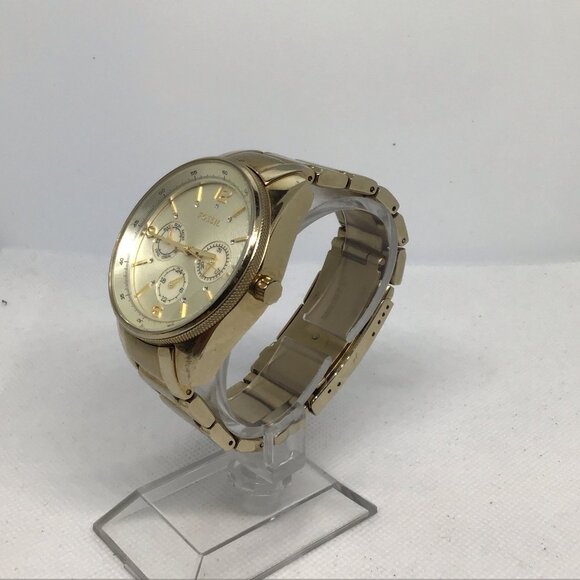 Fossil BQ1071 Womens Gold Stainless Steel Analog Dial Quartz Genuine Watch JK818 - Picture 3 of 15